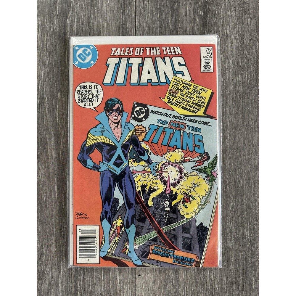 DC Tales Of The Teen Titans #59 Single Issue Comic 1985 Color 1st Printing